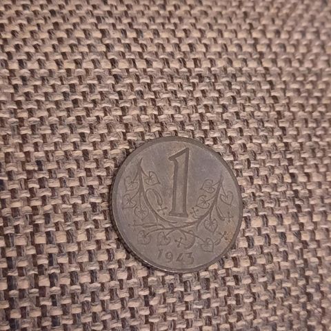 1 krone 1943 Böhmen und Mähren