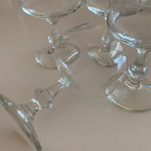 Fire retro likør-/sherryglass