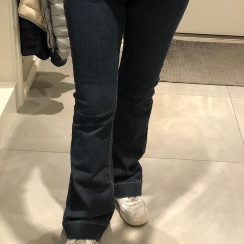 Bootcut blake jeans blå high waist curve str M / L29 til dame fra Cubus