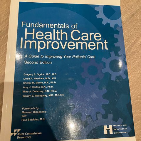 Fundamentals of Health care improvement