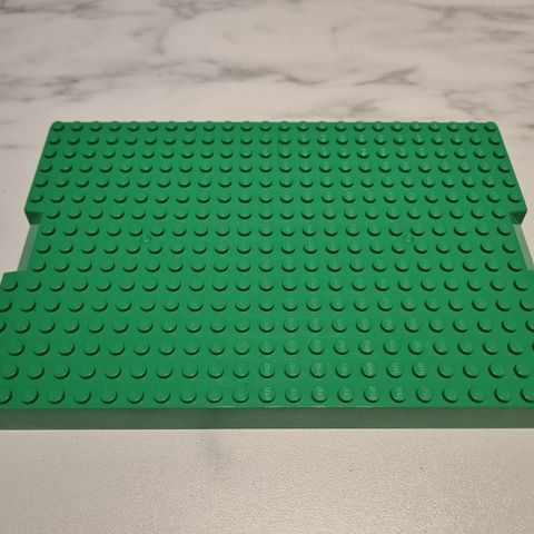 LEGO Brick, Modified 16 x 24 x 2 with 1 x 4 Indentations on Ends (93608)