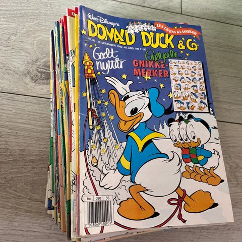 Donald Duck 1992 - 2KR PER BLAD