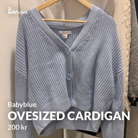 oversized cardigan