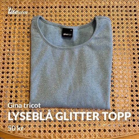 Glitter t-skjorte