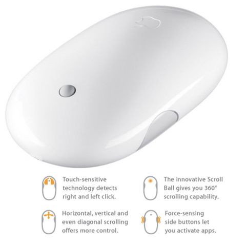 Apples Mighty Mouse A1152 med ledning selges i perfekt stand