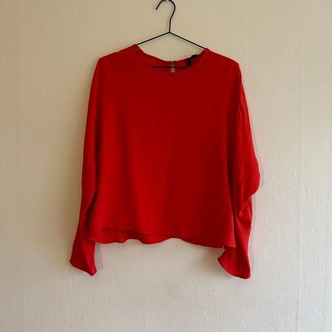 Rød bluse - Mango (str. S)