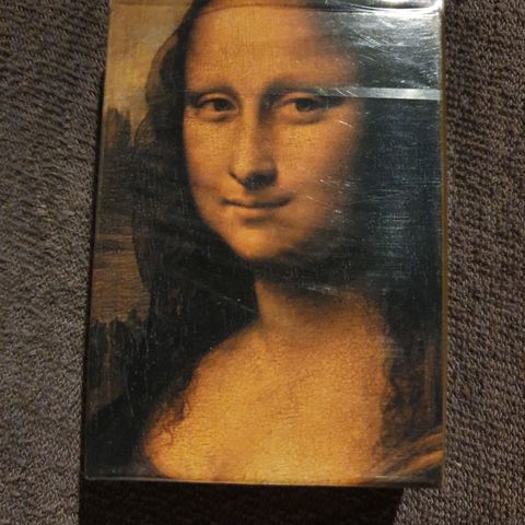 Museum of Louvre - Deek of playing cards. Mona-Lisa