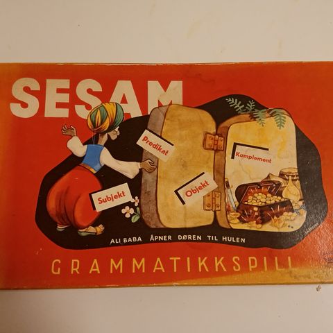 SESAM grammatikkspill Brettspill (1947)