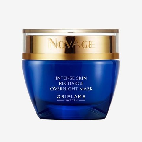 Nattmaske. Novage Intense skin recharge overnight mask. Ordinærpris: 499 kr.