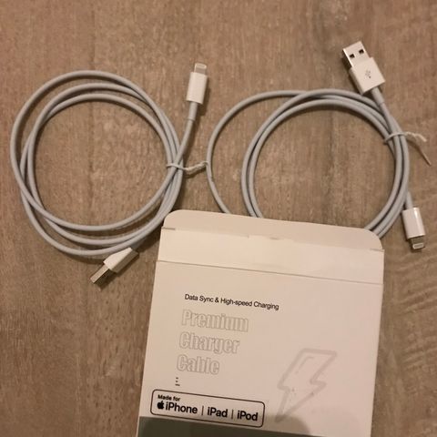 APPLE LIGHTNING TIL USB KABEL 1 M