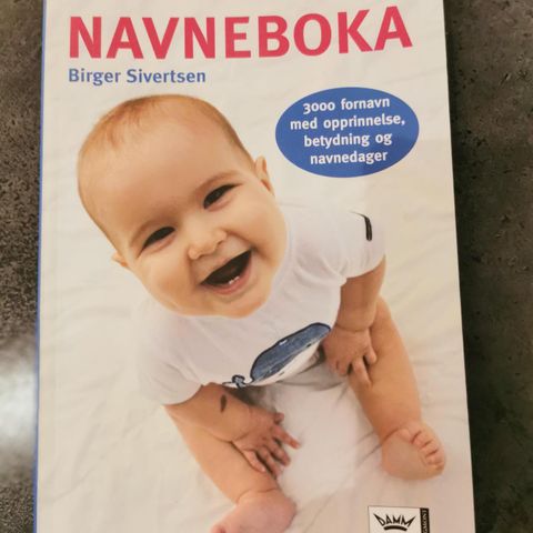 Navneboka av Birger Sivertsen navn til baby