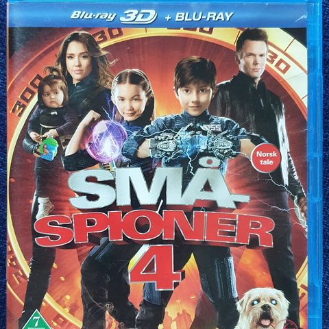 Blu-ray "Småspioner 4 - Spy Kids 4" 2011 💥 Kjøp 4for100,-