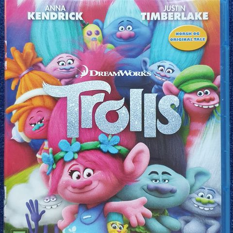 Blu-ray "TROLLS" 2016 💥 Kjøp 4for100,-