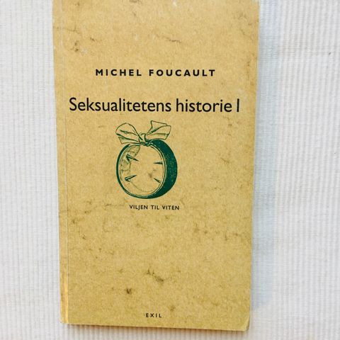 BokFrank: Michel Foucault; Seksualitetens historie I (1999)