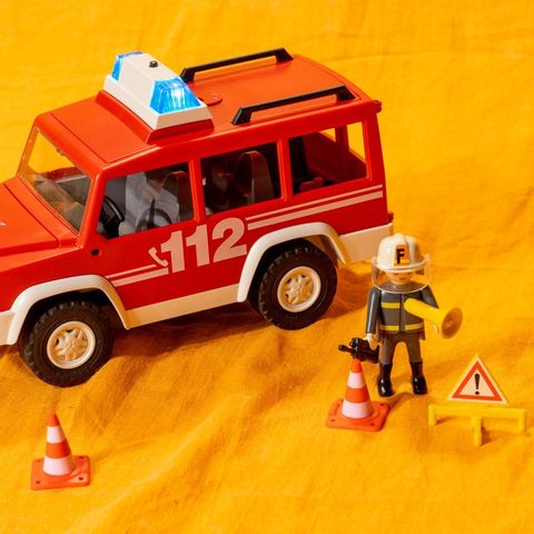 Playmobil 3181 - Fire Leading Car / fra 2001