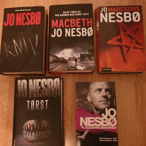 Diverse bøker, 19 stk Nesbø m.fl. Endret pris.