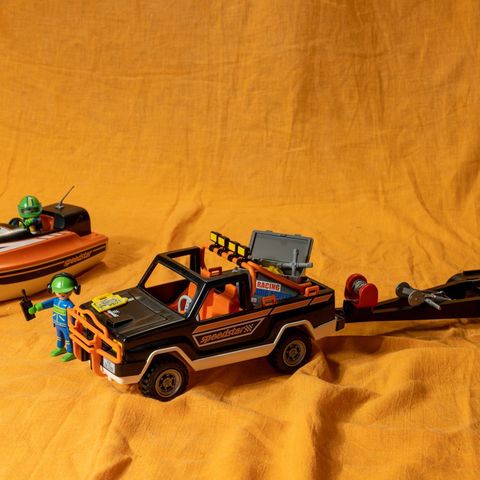 Playmobil 3399 - Pickup with Speedboat / fra 2003