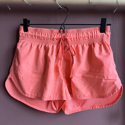 Orange sport shorts size 10