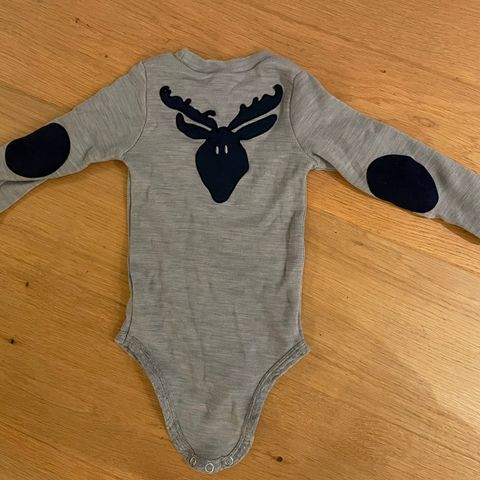 Ullklær til baby - WoolLand body og Reflex body/tights-sett