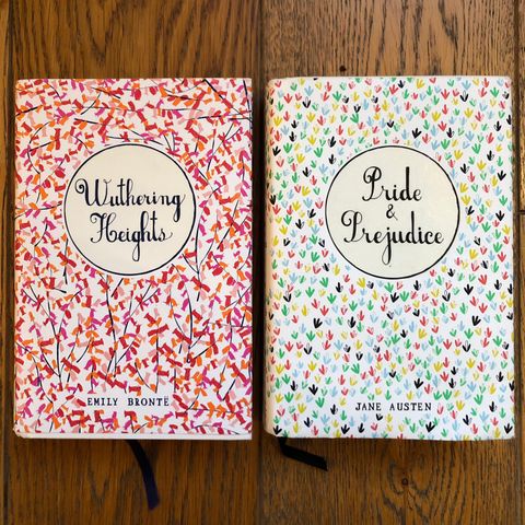 Wuthering Heights av Emily Bronte og Pride & Prejudice av Jane Austen