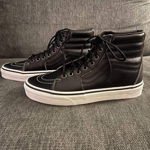 Vans SK8 HI i skinn, str 38, 5