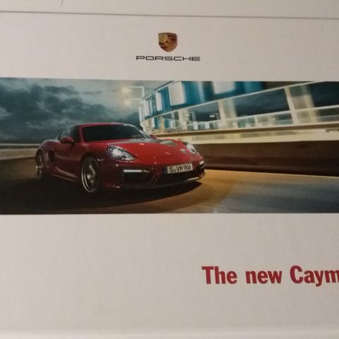 2014 PORSCHE CAYMAN GTS -brosjyre.