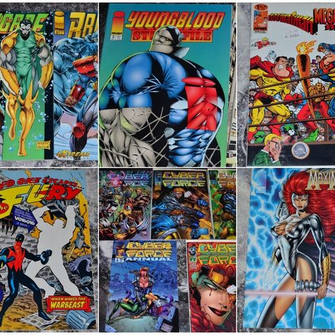 IMAGE (USA): Stormwatch, Savage Dragon, Cyberforce, Wildcats m.m.