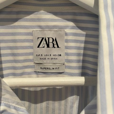 Skjorte Zara- herre superslim fit