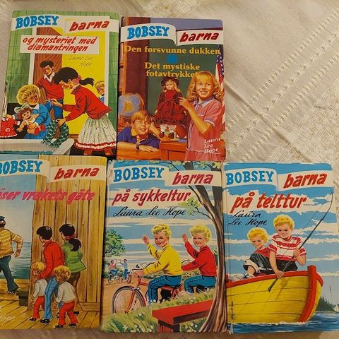 Bøker, Bobsey barna nr 7, 14, 56, 61, 88