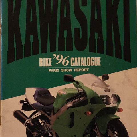 Kawasaki MC-Katalog 1996 Japansk