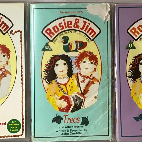 Rosie & Jim : Volume 2, Trees, Butterflies samling…engelsk