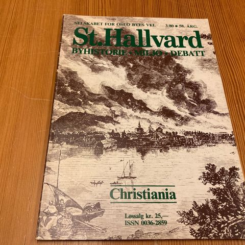 ST. HALLVARD Nr. 3 - 1980 - CHRISTIANIA