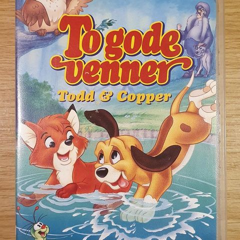 To Gode Venner Todd & Copper (VHS Film) Norsk Tale