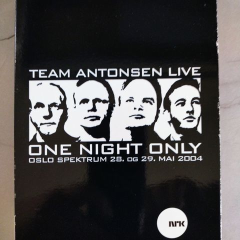 Dvd. Team Antonsen Live. One night only.