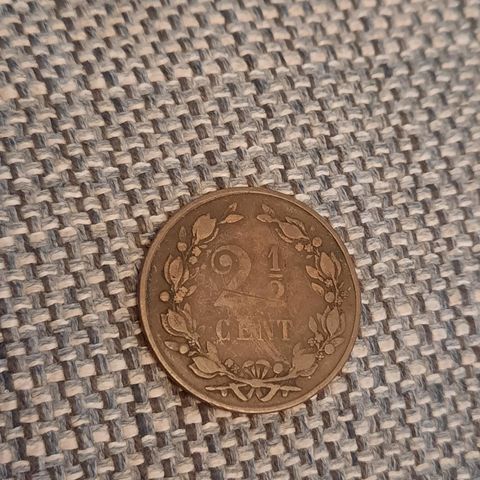 2 1/2 cent nederland 1881