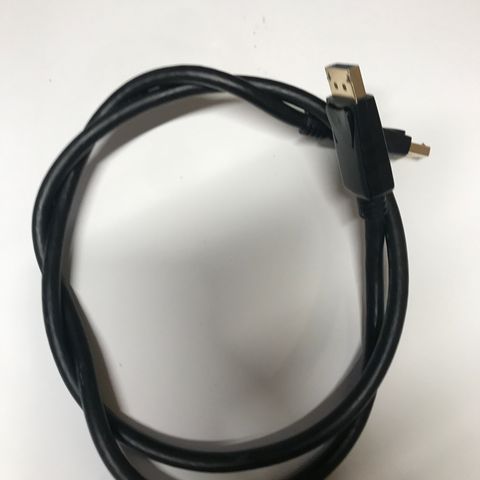 Deltaco DisplayPort-kabel, 1 m, 4K UHD - Svart