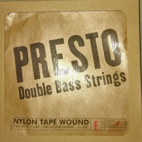 Presto Nylonwound Light 3/4 Ståbass