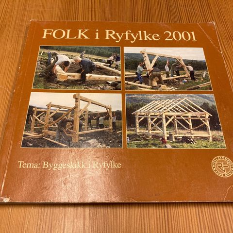 ÅRBOK FOR RYFYLKEMUSEET 2001 - FOLK I RYFYLKE