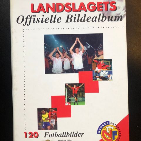 Landslagets offisielle bildealbum Norge fotball fotballkort Drillos