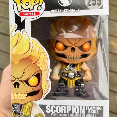 Funko Pop! Scorpion (Flaming Skull) | Mortal Kombat X (255)