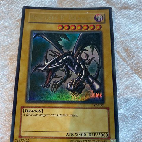 Yu-Gi-Oh-kort Red-Eyes B. Dragon