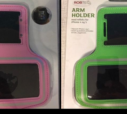 Armholder for iPhone 4 og 5