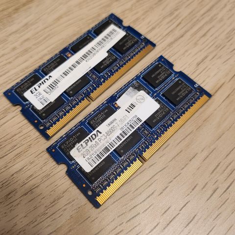 4GB SODIMM laptop RAM (2 x 2GB)