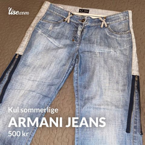 ARMANI bukse - superkul!