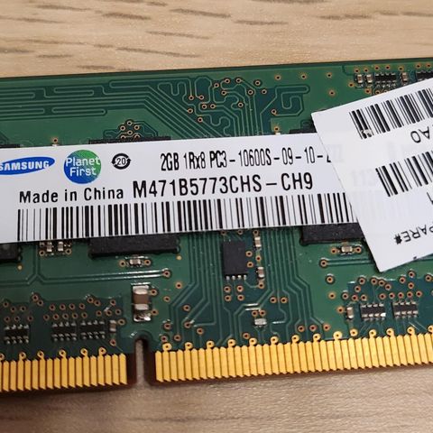 2GB SODIMM Laptop RAM