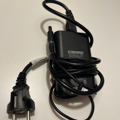 Dell ladekabel /strømadapter 65 W