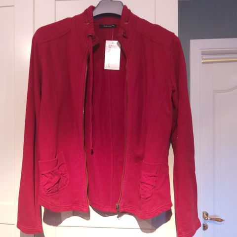Ny Zipped sweatshirt, rød