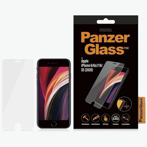 Panzer Glass - IPhone 6/6S/7/8/SE (2020) - Skjermbeskytter i herdet glass - NY