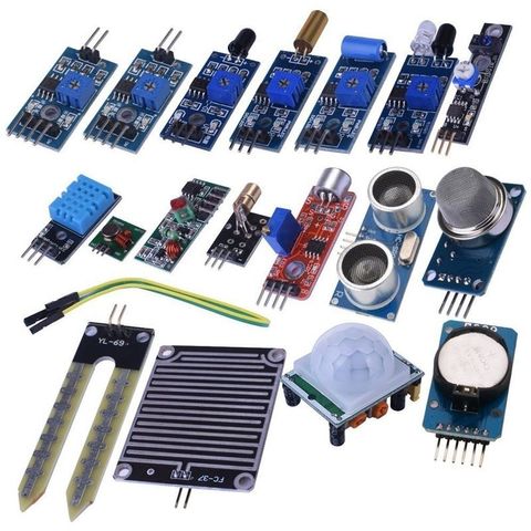 16 sensor moduler til Raspberry Pi /  Arduino / Sensor Kit