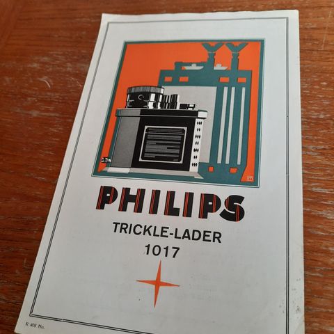 Philips trickle - lader - Type nr. 1017